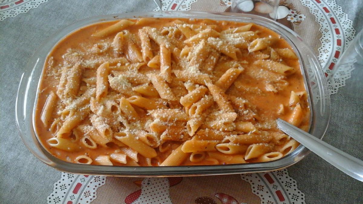 Macarrão de pressão com carne