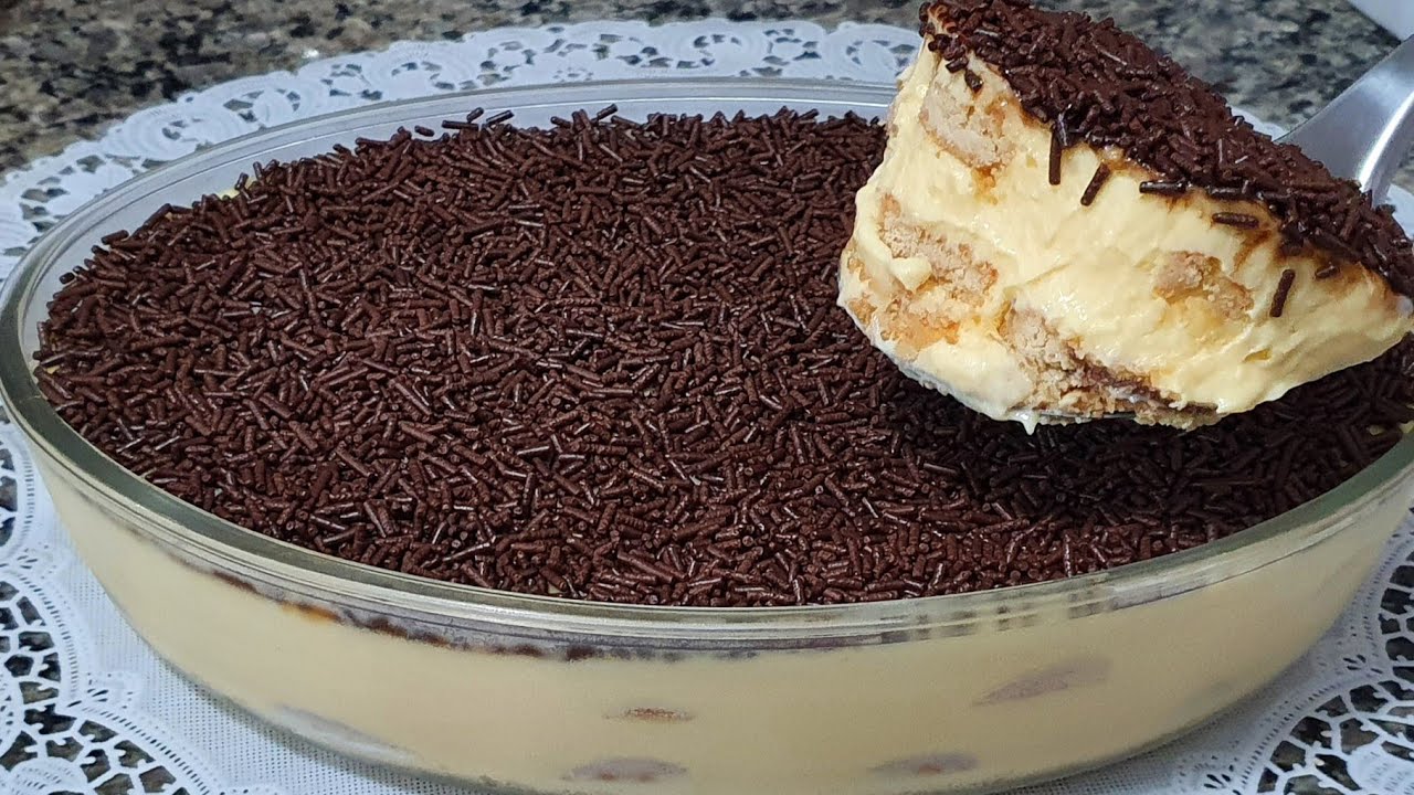 Pavê de Maracujá e Chocolate