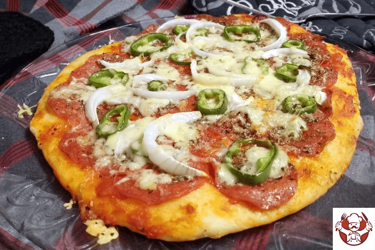 Pizza Caseira de Pepperoni