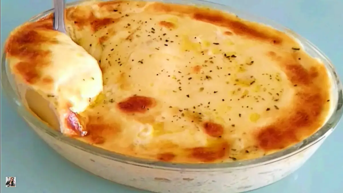 batata gratinada com camas