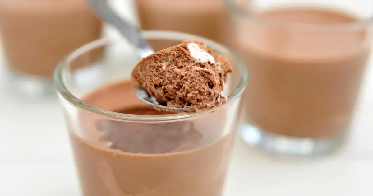 mousse de chocolate